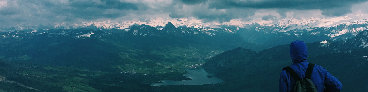 Rigi 山上远眺